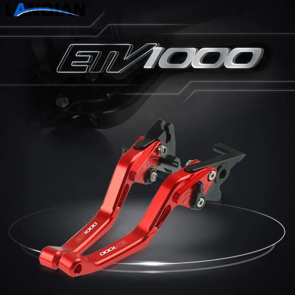 For Aprilia ETV1000 Motorcycle Short Aluminum Adjustable Brake Clutch Levers ETV 1000 2002 2003 2004 2005 2006 2007 Accessories