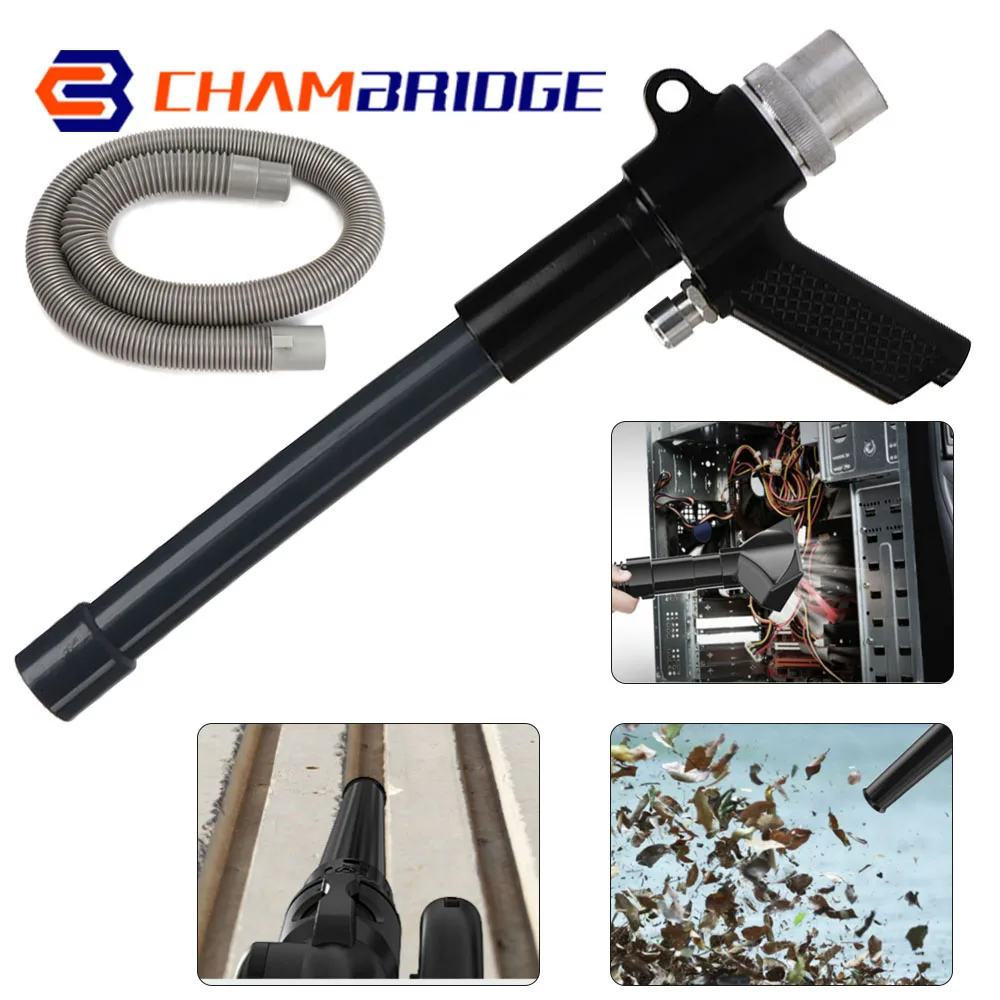 High Pressure Pneumatic Air Duster Compressor 2 In 1 Air Vacuum Blow Suction Guns Kit Pistol Type Pneumatic Vacuum Cleaner Tool