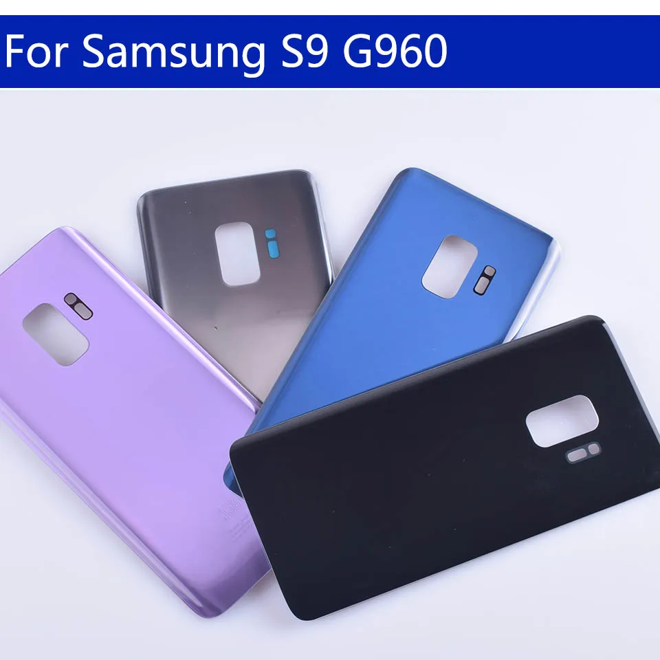 S9 Battery Back Cover For Samsung Galaxy S9 G960 G960F SM-G960F Rear Housing Battery Door Case Replacement