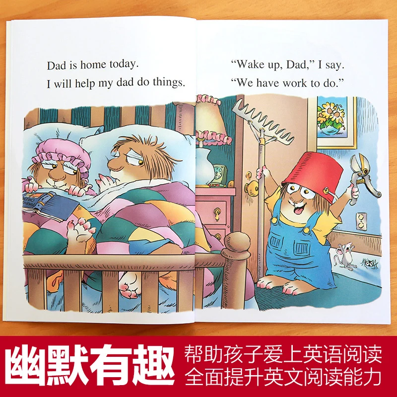 15 Books+CD I Can Read Little Critter English Picture Story Book For Kids Education Learning Toys Parent-Child Reading Book Gift