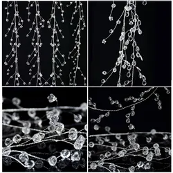Acrylic Crystal Beads Curtain Garland Wedding Decorations Branch String Crystal Bead Party Decor SD-16