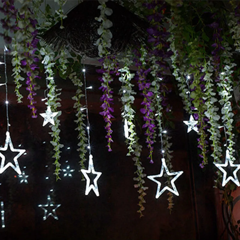 

3M led Christmas lights outdoor fairy lights LED Curtain String Star For Party Wedding Garland Light decoration AC220V or 110V