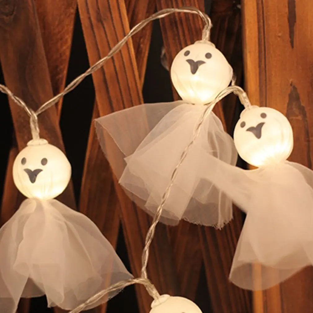 

String Lights LED Sunny Doll Ghost Light String Battery Style Outdoor Indoor Halloween Christmas Tree Decoration Lamp