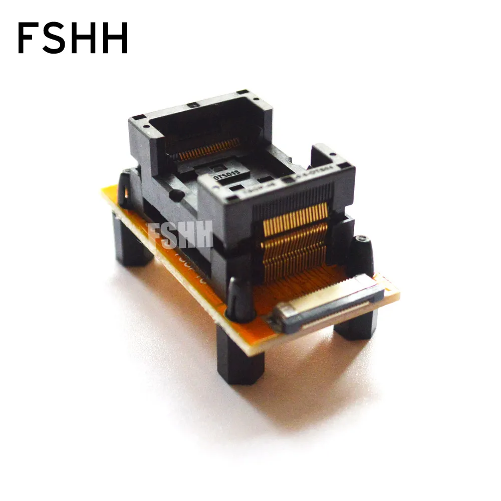 Program Test SMD welding TSOP40 to TSOP40 test socket 0.5mm 20mm TSOP40 On line test socket