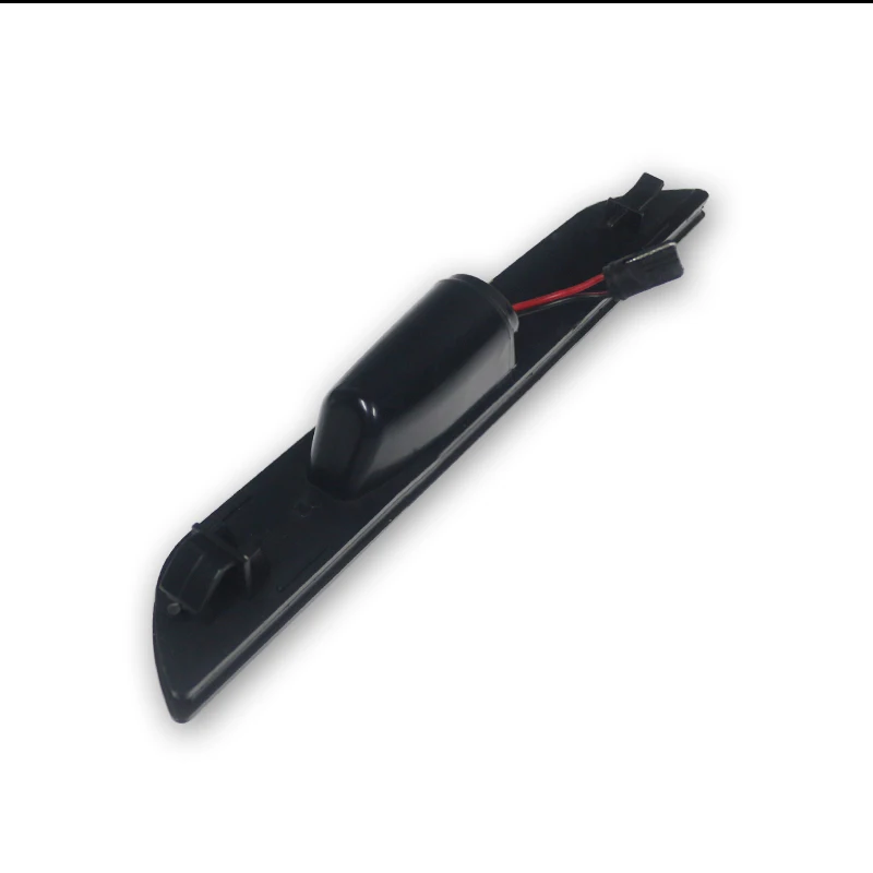 Smoked Lens Red LED 48-SMD 3D Mustang Design Rear Bumper Side Marker Lights For 2015-2018 Ford Mustang Fender Side Marker Lights