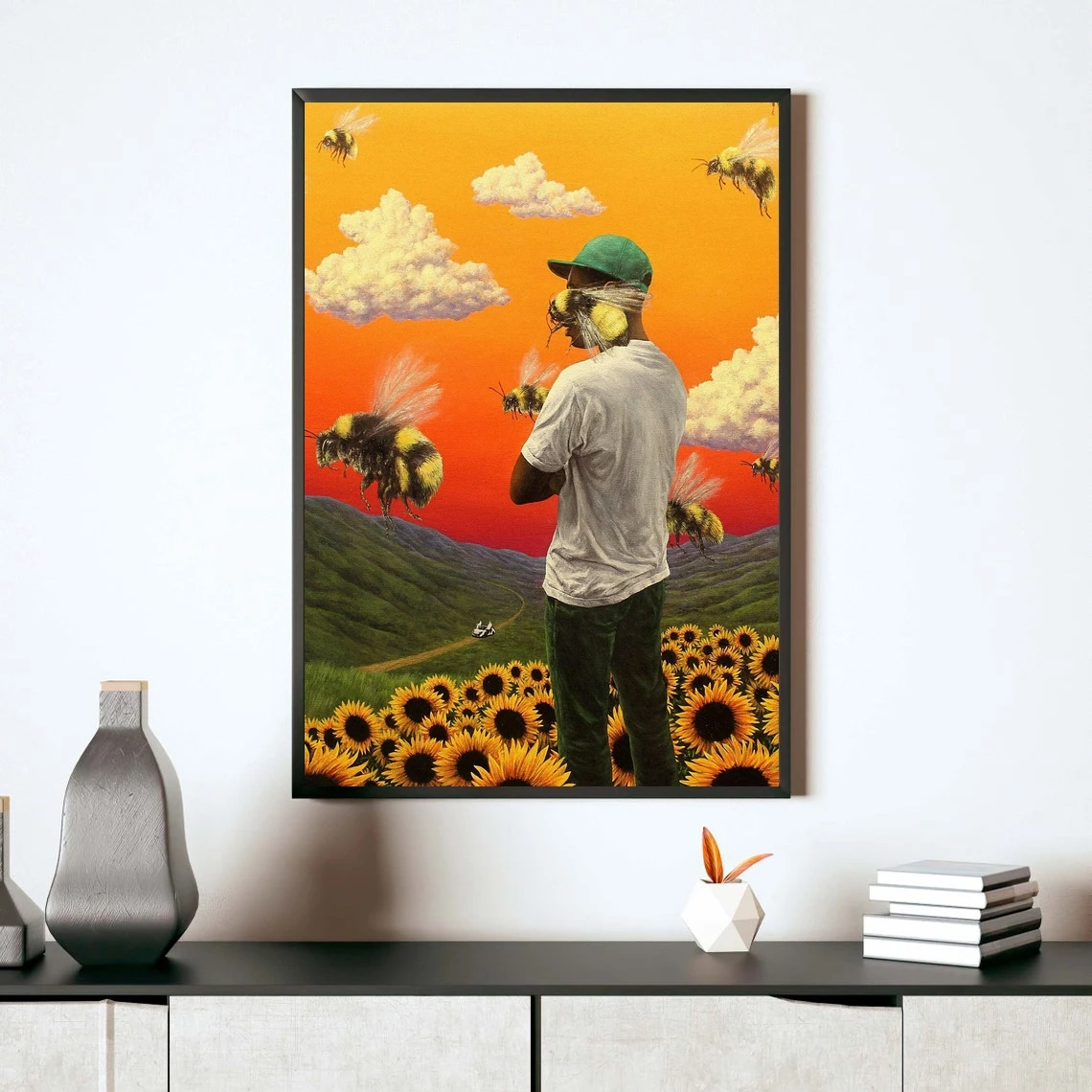 Tyler, The Creator - Flower Boy Poster Album Cover Art Hip Hop Rapper Pop Music Star Home Wall Painting Decoration