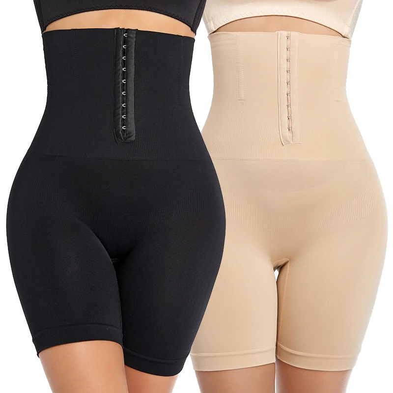 XS Short Faja Body Shaper Plus Size Shapewear Women Tummy Control Pants High Waist Tummy Slimmer Panties Flat Tummy Products