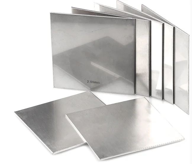 Dày 1Mm-2.5Mm X 100Mm X 100Mm 1Pc 304 Thép Không Gỉ Đánh Bóng Tấm Ga