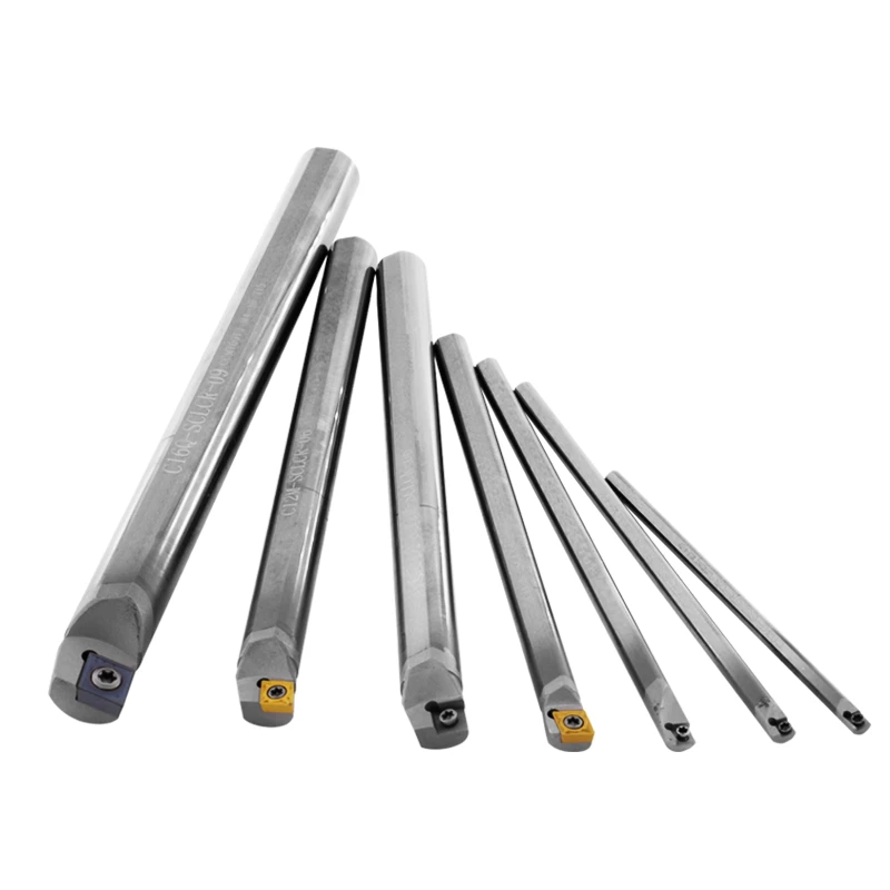 카바이드 터닝 보링 툴 4-12mm SCLCR CCGT 블레이드 용, 소직경 터닝, 충격 방지, 내부 터닝 툴 선반