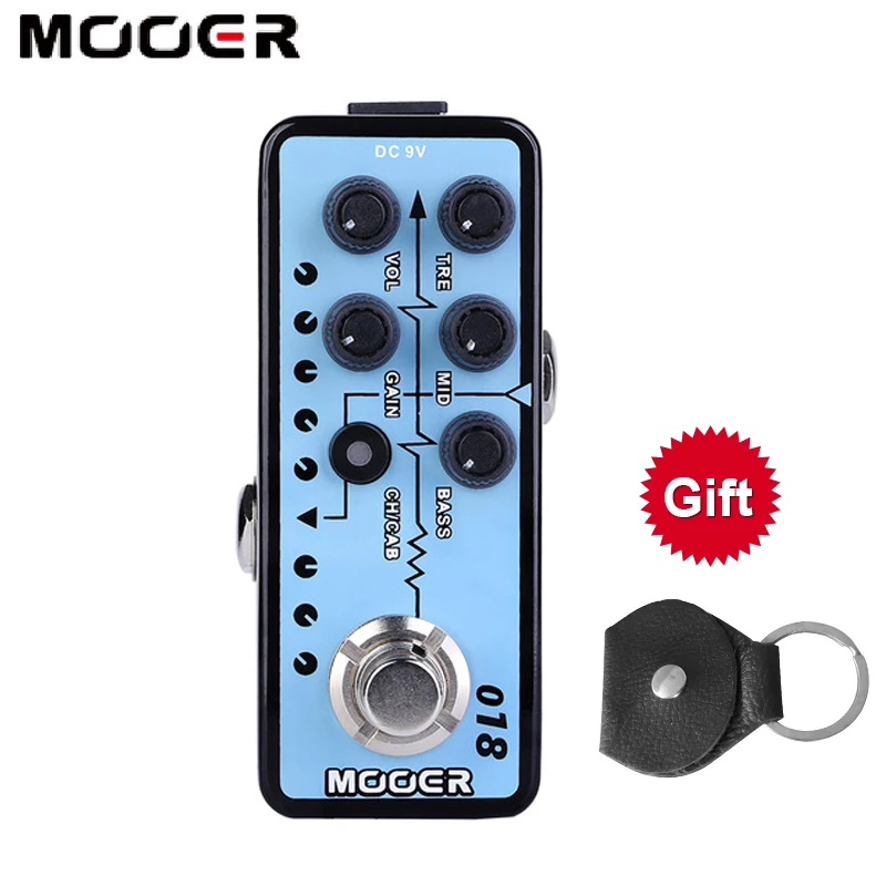 

Mooer M018 CUSTOM 100 Electric Guitar Effects Pedal Speaker Cabinet Simulation Accessories Stompbox High Gain Tap Tempo Bass Pri