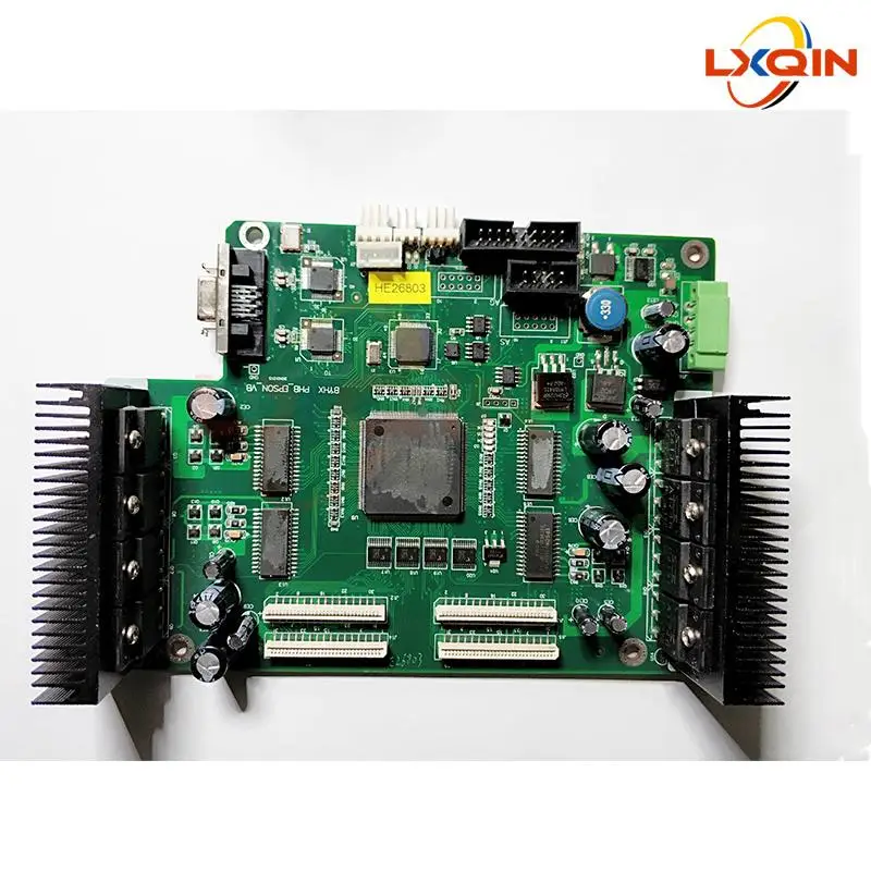 Imagem -04 - Lxqin Byhx Board para Epson Dx5 Dx7 Cabeça Dupla para Impressora Humana Xuli Allwin Twinjet Placa de Transporte Placa Principal V2.1