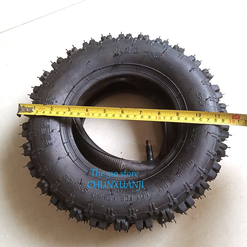 tyre 4.10-6 tire inner tube Fit All Models ATV Go kart MIni Quad 47cc 49cc snowplow tires Snowmobile