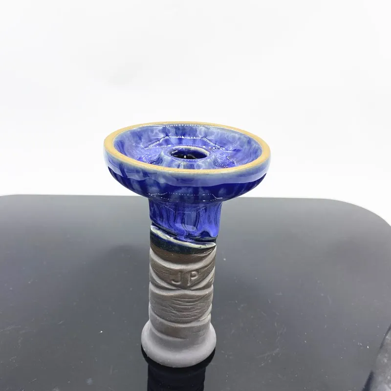 1 Pc Hookah Ceramic Tobacco Bowl Shisha One Hole Phunnel for Water Smoking Pipe Sheesha Narguile Accessories Drop Shipping