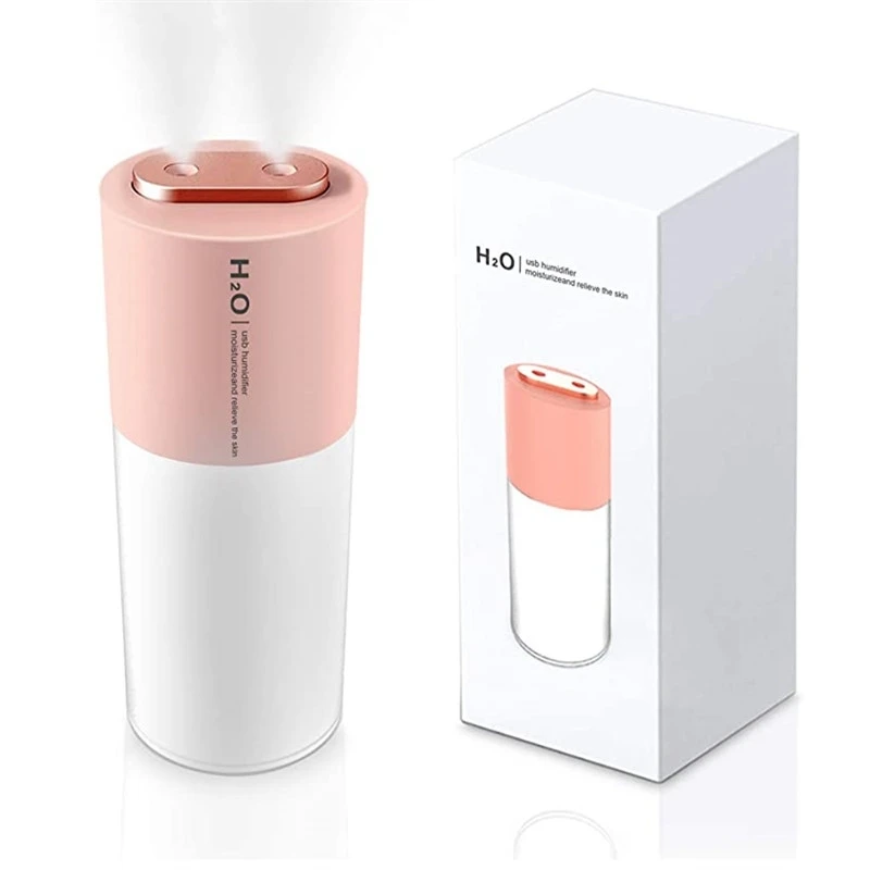 

Mini Portable Humidifier For Car Office Desk 400ML USB Rechargeable Little Cool Mist Humidifier For Home Baby Room Travel