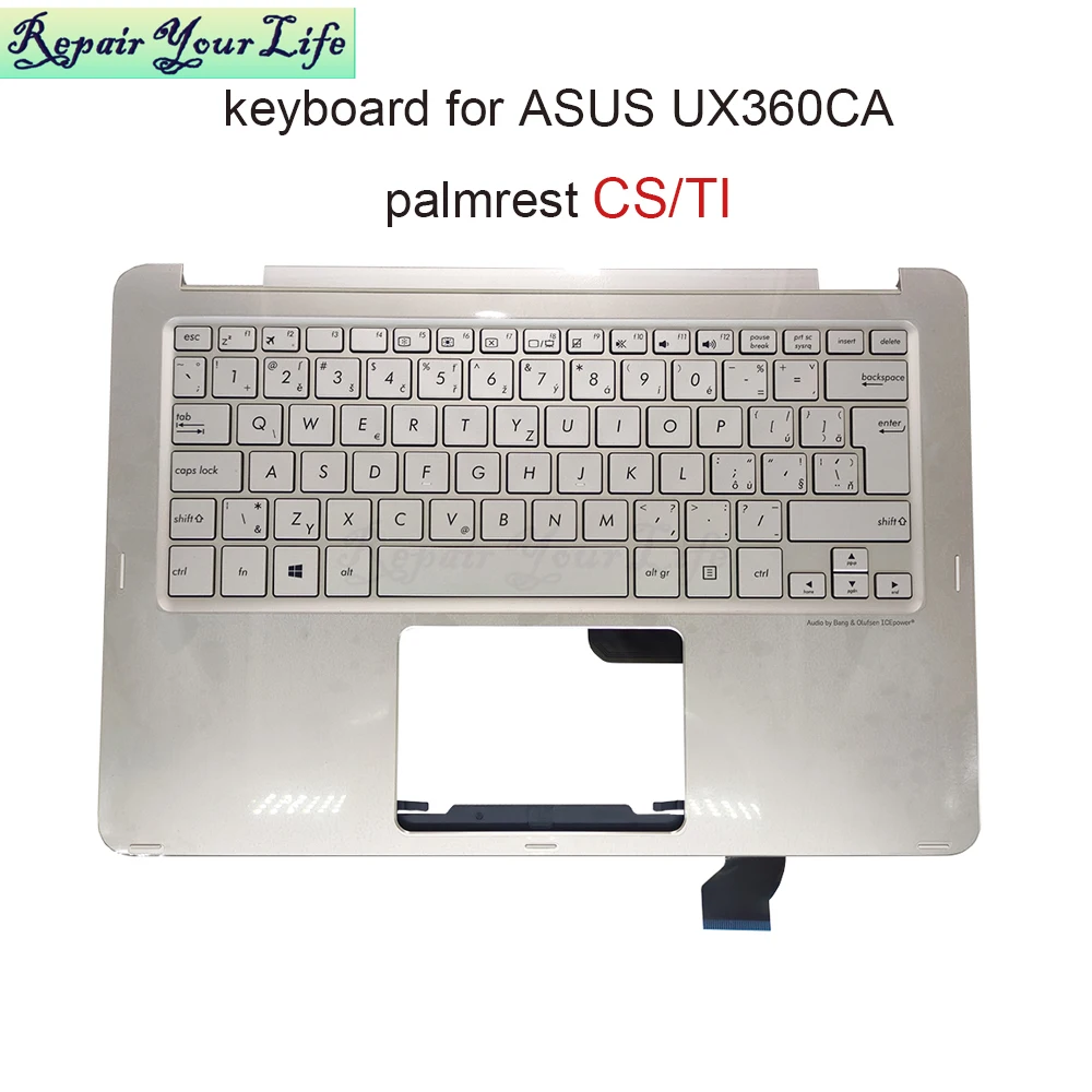 

CS Thai Palmrest Keyboard for ASUS ZenBook UX360CA Czech Slovakia Thailand Keyboard Upper Case 13NB0BA1AP0301 212DTA00 2127CS00