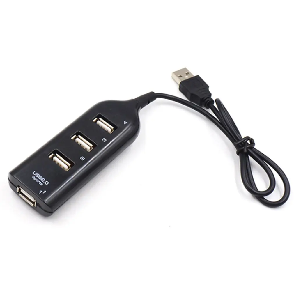 4-USB Port Power Transmission High Speed HUB Splitter For U Disk Card Reader Personal Computer Laptop Data Transmission