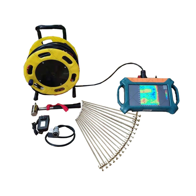 2000M Underground Water Detector 16 Channels 3D Touch Screen ADMT 2000SX 16D Water Survey Equipment