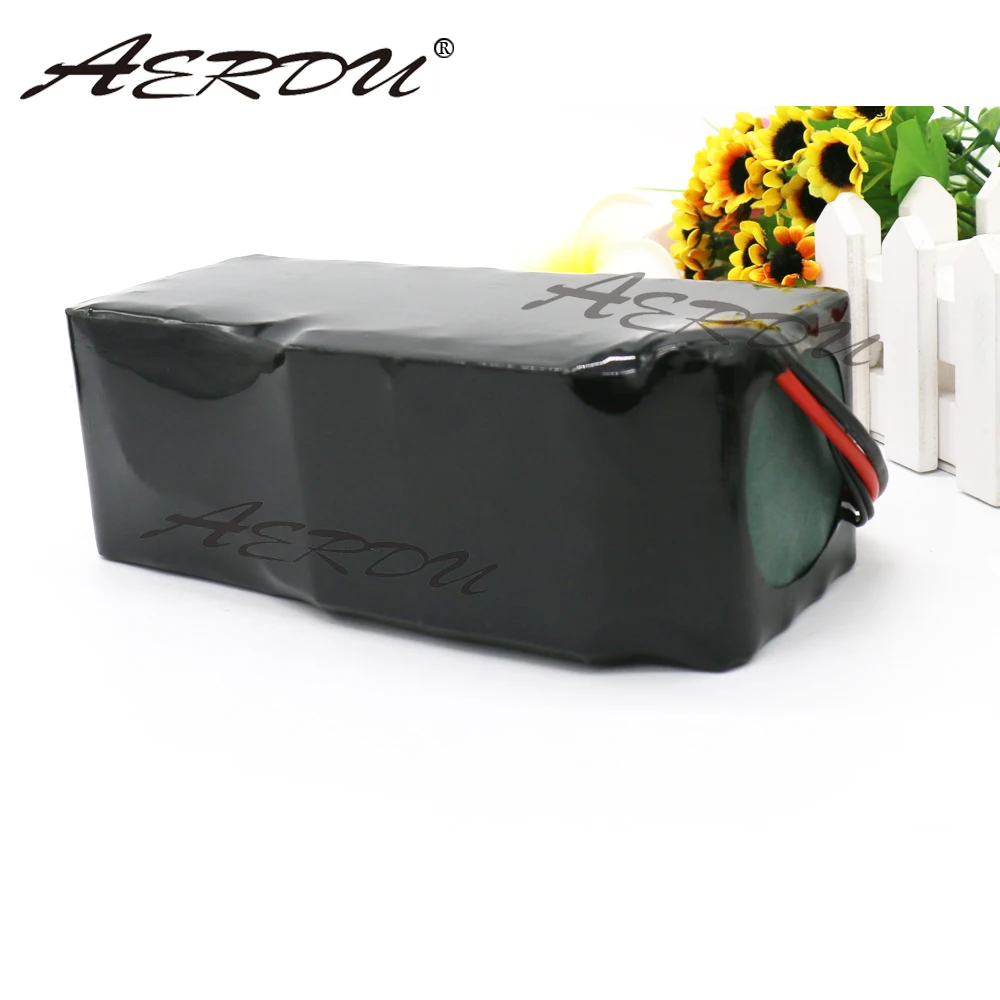 AERDU 36V 10S4P 14Ah 500W 3500Mah 18650 dengan Keseimbangan 25A BMS 42V Paket Baterai Lithium Sepeda Listrik Mobil Sepeda Motor Skuter