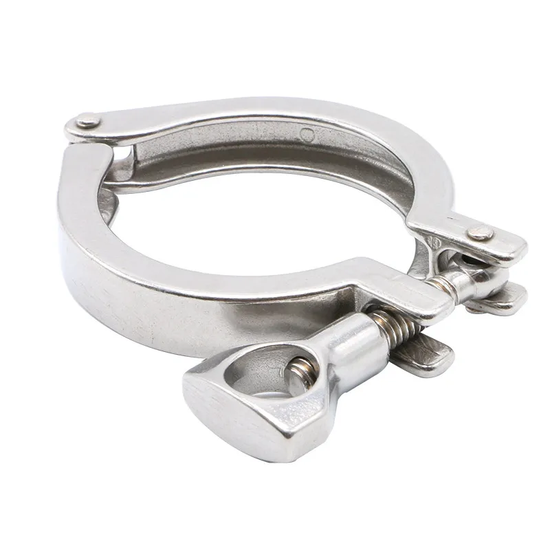 38-102 Sanitary Fitting Tri Clamp Stainless Steel 304 Pipe clamp Hygienic grade 38 51 63 76 89 102