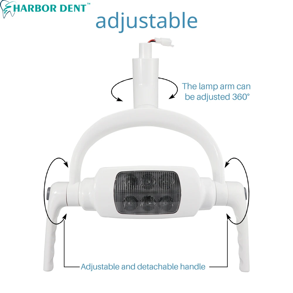 6LED Dental Oral Operation Lamp Induction Sensor Light For Dentistry Unit Chair Equipment Teeth Whitening Good Quality