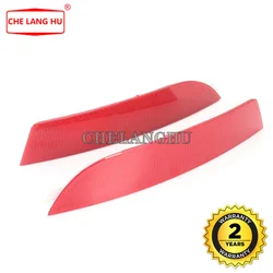 2pcs For Seat Leon 1P FR Cupra 2006 2007 2008 2009 2010 2011 2012 2013 Red Rear Bumper Reflector Tail Brake Parking Warning
