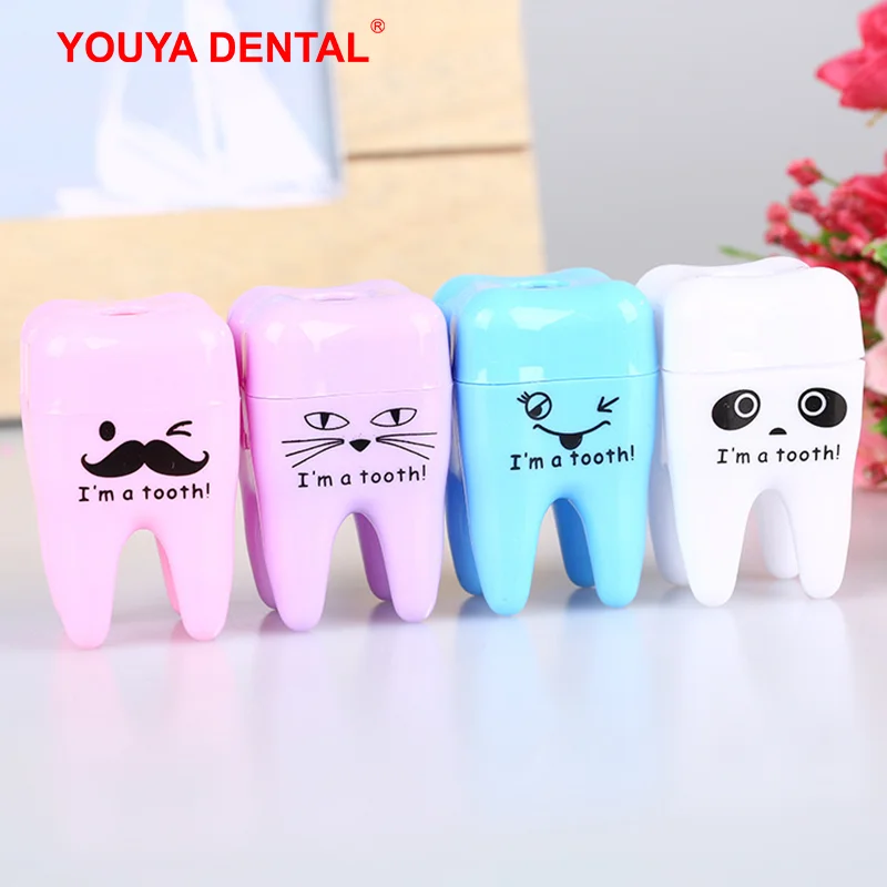 20pcs/lot Cute Pencil Sharpener Kawaii Tooth Shaped Single Hole Pencil Sharpeners Stationery Supplies Student Kids Dentist Gifts