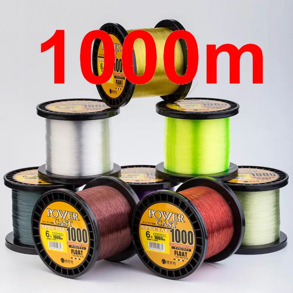 1000M Super Large Size Nylon Thread Sea Fishing Line Transparent 8# 10# 12# 14# 16# 18# 20# 22# Leave Messages for Other Colours