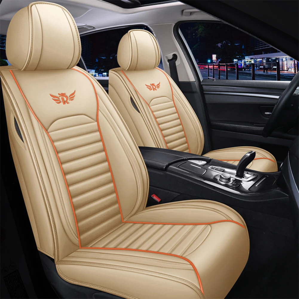 Leather Car Seat Cover for Ford Focus mk2 mk3 2 3 mk1 Fiesta mk7 mondeo mk4 Kuga Ranger Fusion explorer c-max f150 Seat Cover