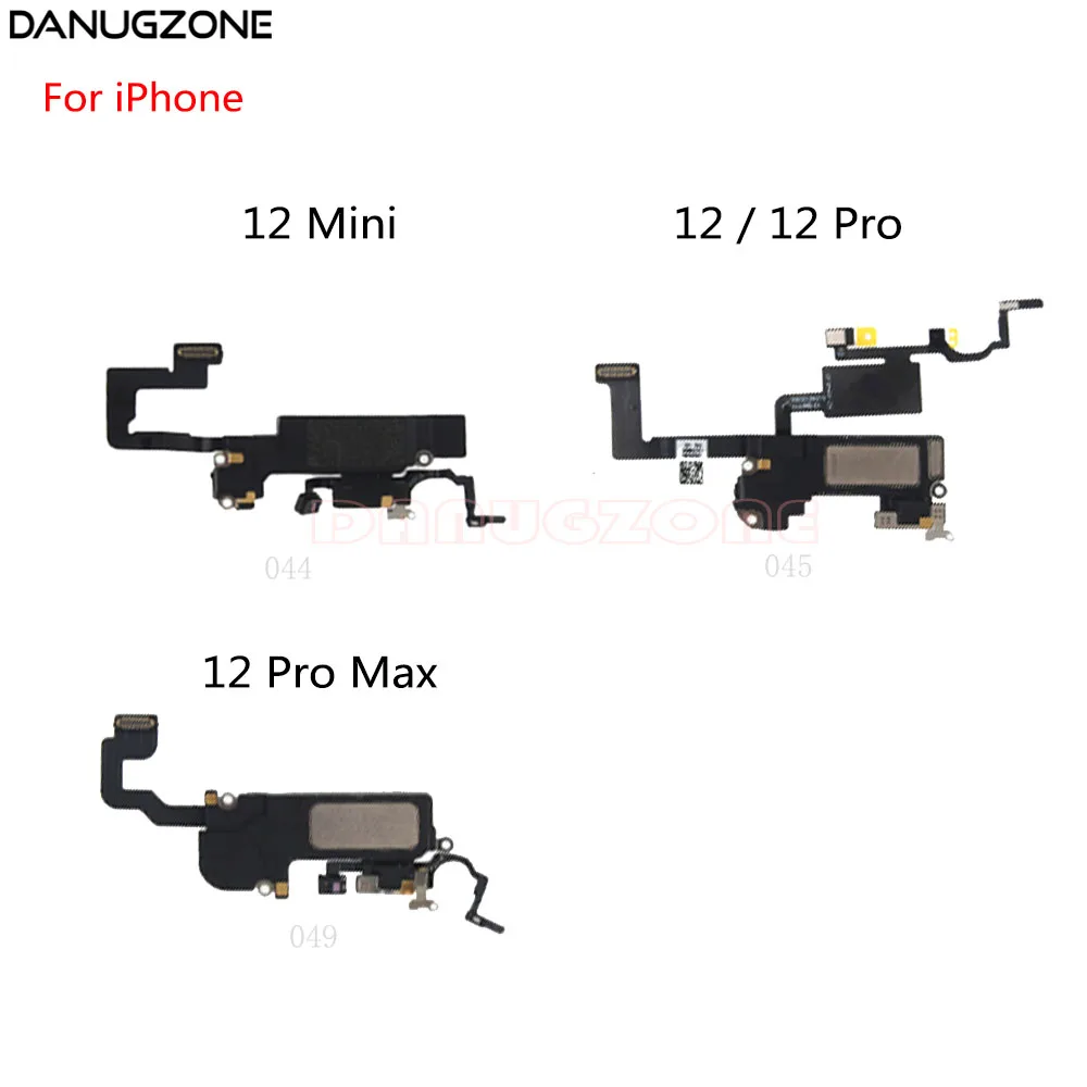 

Оригинальный динамик с датчиком приближения и освещением, наушники со звуком, динамик, гибкий кабель для IPhone 12 Pro Max Mini