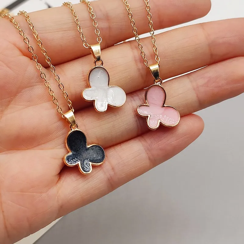 Charm Gold Color Crystal Cross Pendant Necklace For Women Men Tower Circle Owl Couple Jewelry Gift Neck Chain Choker Accessories