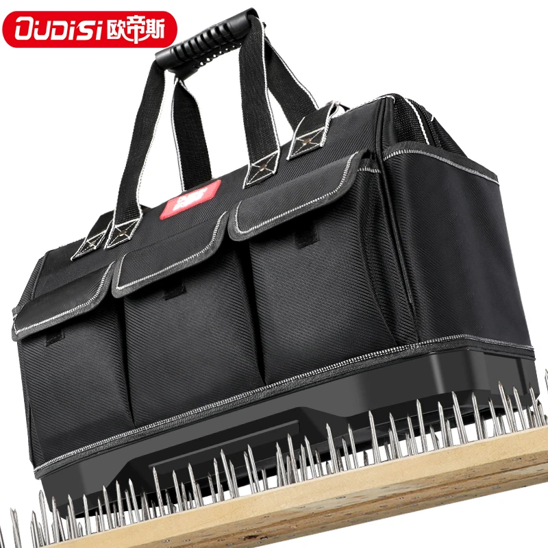 OUDISI Upgrade Tool Bag 13/17/19/21 Inch Large Capacity Oxford Waterproof Wear-Resistant Electrician Storage Bag