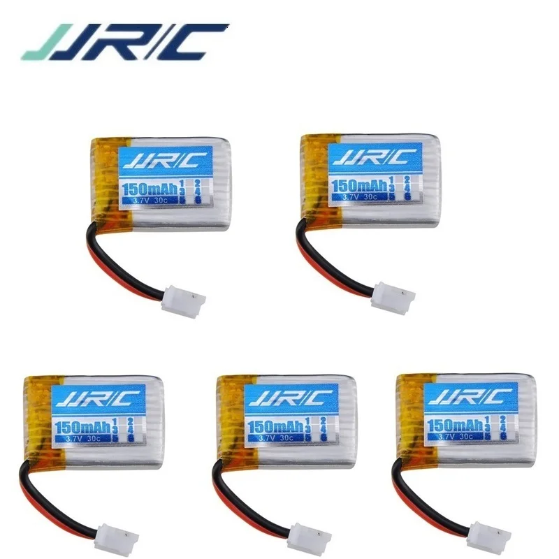 

Аккумулятор для квадрокоптера JJRC H36 3,7 в 150 мАч 30C для E010 E010C E011 E013 F36 NH010, запасные части для радиоуправляемого квадрокоптера 150 мАч 3,7 в, литий-полимерный аккумулятор