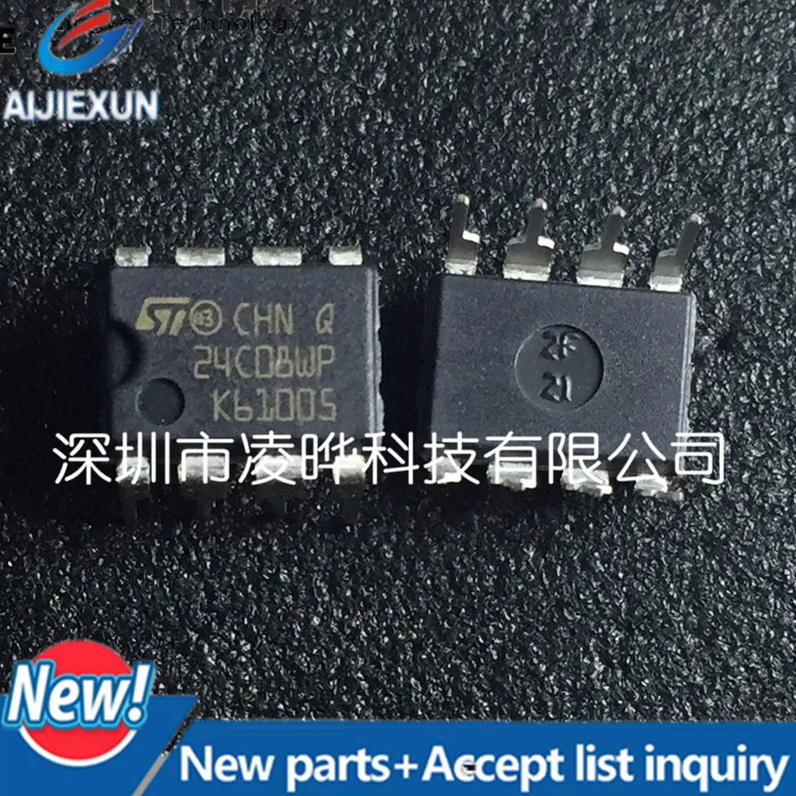 50Pcs M24C08-WBN6P DIP8 in stock 100% new and original