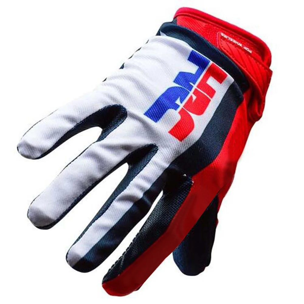 Free Shipping Air Mesh HRC Red Gloves For Honda Motorcycle Motorbike Motocross Mountain Bicycle Offroad Racing Gloves