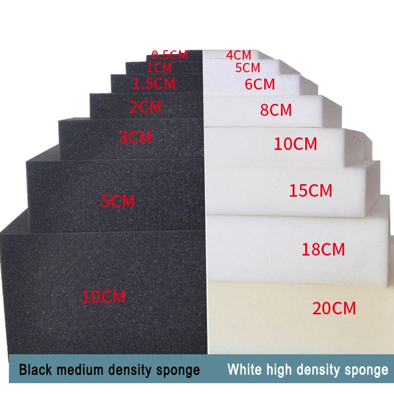 customized size high-density solid foam Without plucking