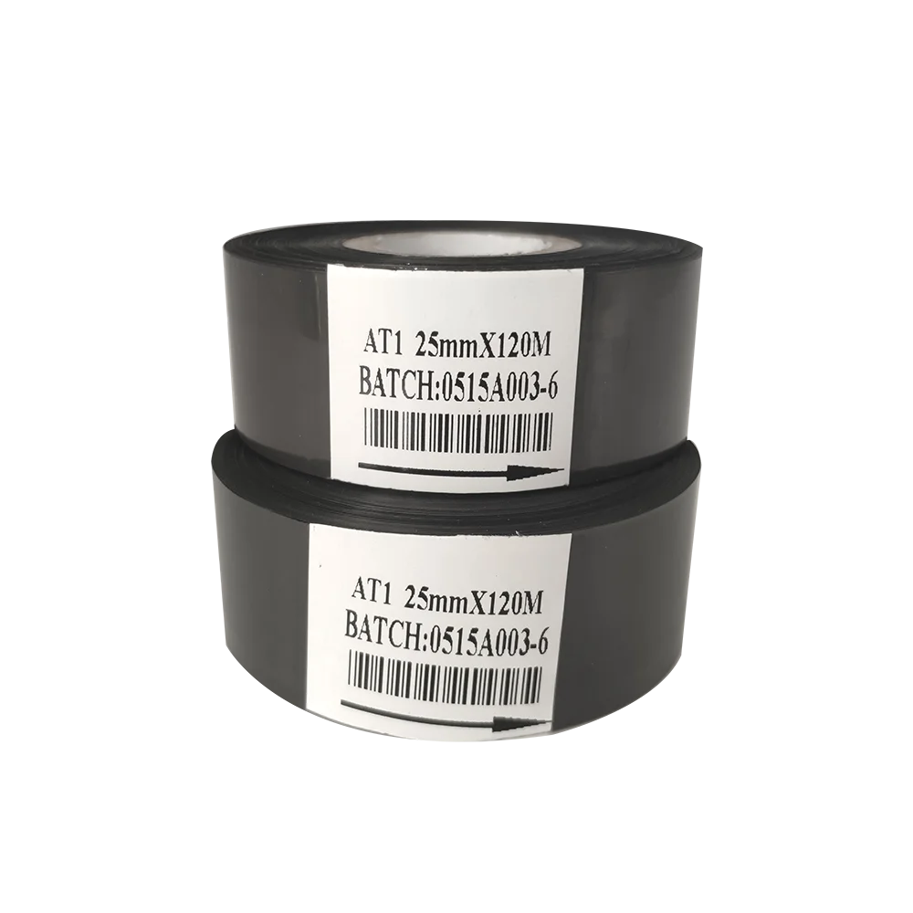 

Original coding foil from factory 30mm date code printing machine Black color hot foil ribbon