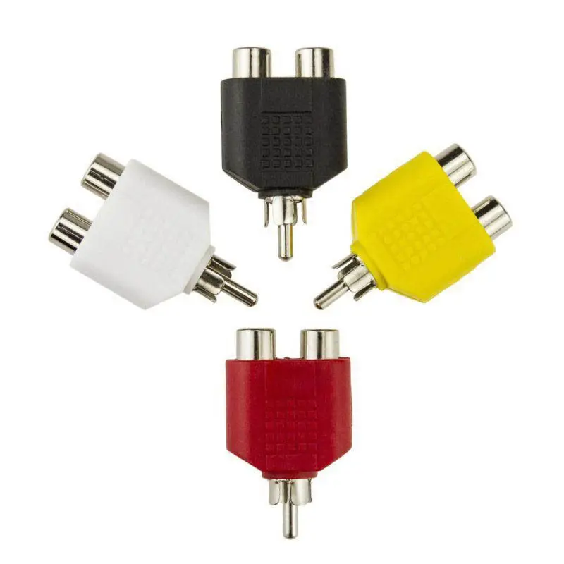 Kit adaptador divisor Y conector RCA de alta calidad