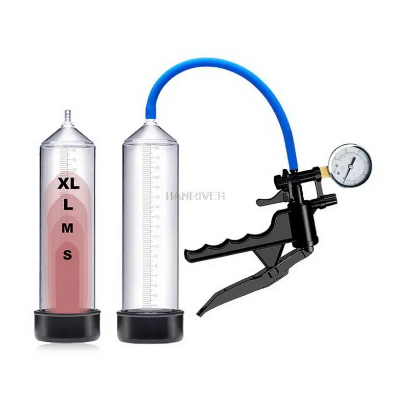 Male sex toys penis enlargement vacuum penis pump adult products adult masturbation for men sex pom-coccus silicone inl