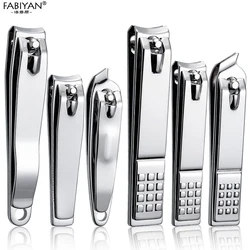 Stainless Steel Nail Art Clipper Cutter Professional Manicure Trimmer Finger Toe Nipper Knife Silver Pedicure Fingernail Tools
