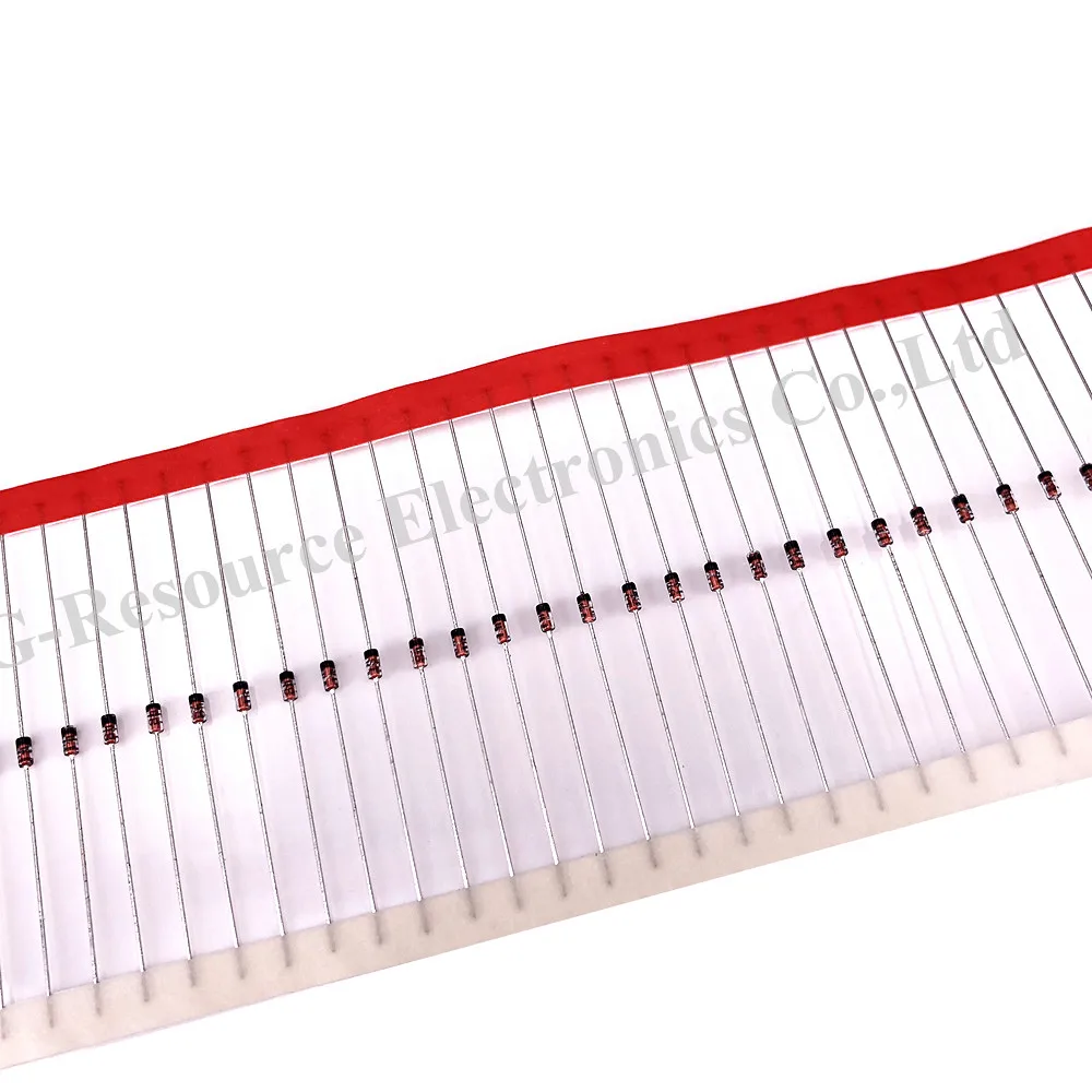 (100 Pcs) 1N4148 DO-35 500MW ความเร็วสูงสลับไดโอด Diode 100โวลต์