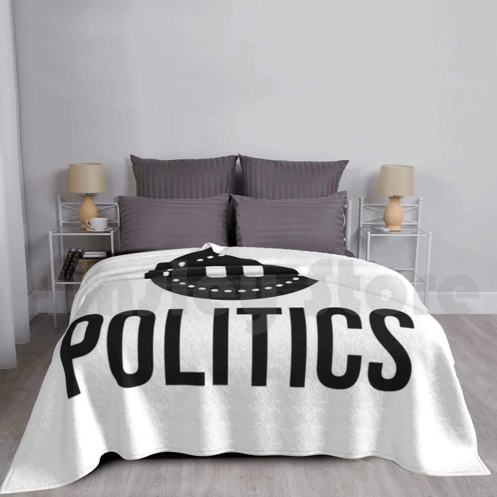 Pause Politics For November. On September 7th , 8 Blanket Fashion Custom Pause Politics Stop Politics