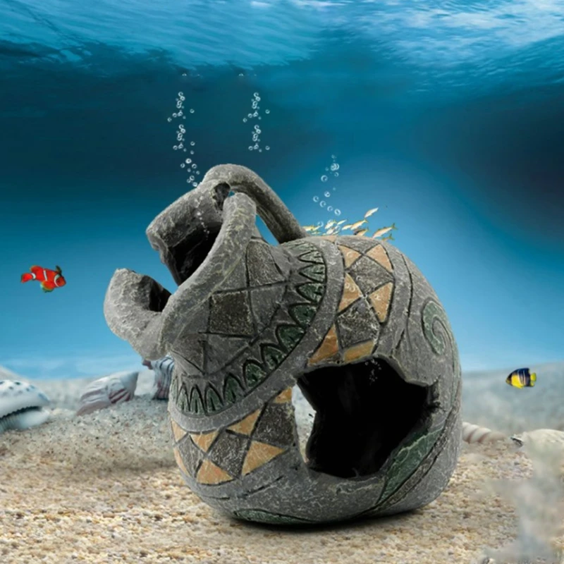 

Украшение для аквариума, полимерная керамическая ваза, украшение для аквариума, аксессуары для аквариума