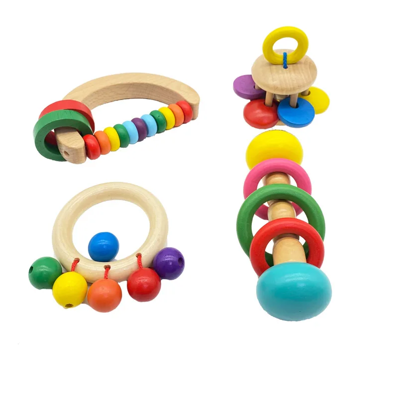 Treeyear Montessori strumenti musicali in legno giocattoli per bambini e bambini giocattoli Montessori Baby Shower regalo