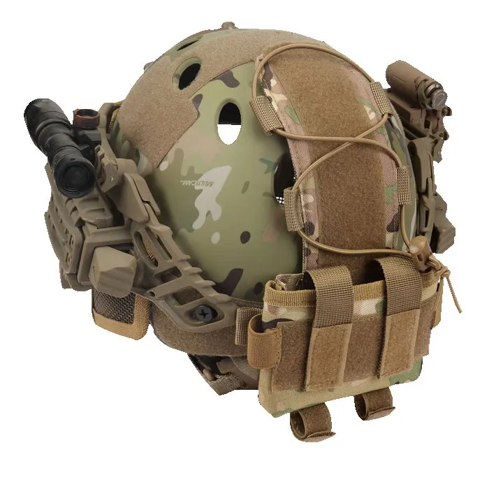 Mich rápido capacete bateria mochila mk2 acessório saco multifuncional tático militar batalha contrapeso pacote