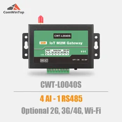 CWT-L0040S 4ai rs485 modbus gprs 3g 4g wifi rtu modem iot gateway