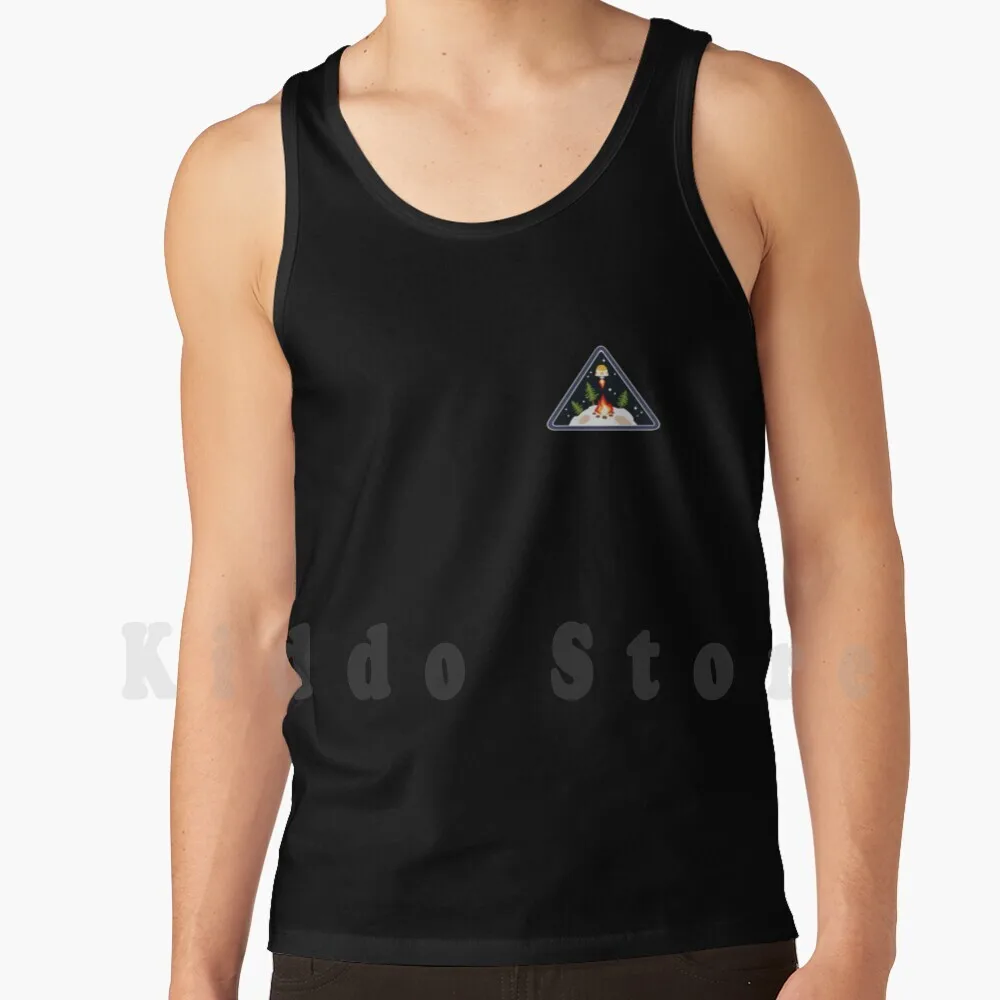 Outer Wilds ?-Outer Wilds Ventures [ Logo ] Tank Tops Vest 100% Cotton Outer Wilds Heartians Nomai Timber Earth