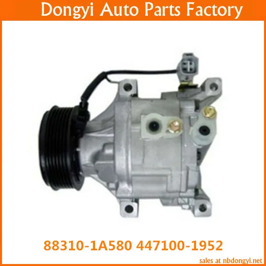 High quality A/C Compressor  For  88310-1A580 447100-1952  883101A580 4471001952