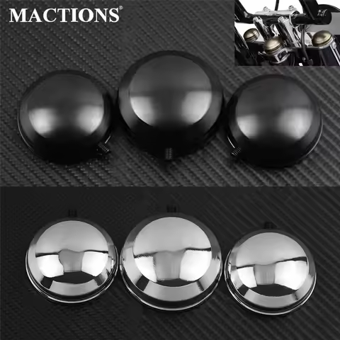 Motorcycle Upper Fork Stem Covers Black/Chrome For Harley Dyna 2006-2017 Sportster XL 883 1200 Softail Fat Bob Super Glide