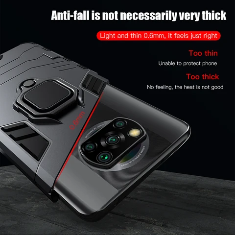Противоударный чехол KEYSION для Xiaomi POCO X4 GT, F4, M3, M4 Pro 5G — внешний вид товара