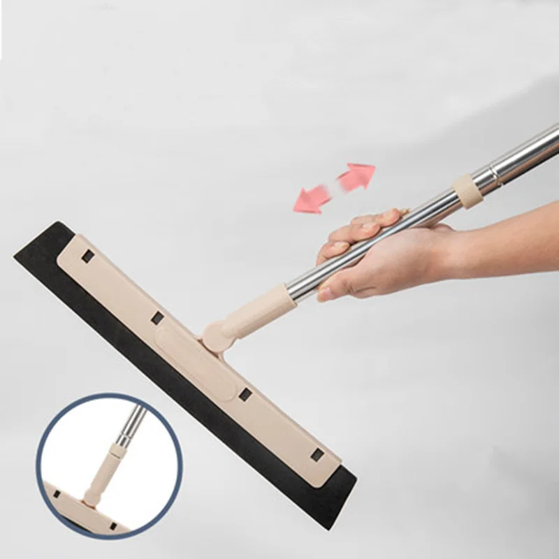 

Magic Broom Rubber Mop Clean Sweep Scraping Dust Hair Bathroom Glass Wiper Blade Cleaning Sweeper Multifunctional Household Item